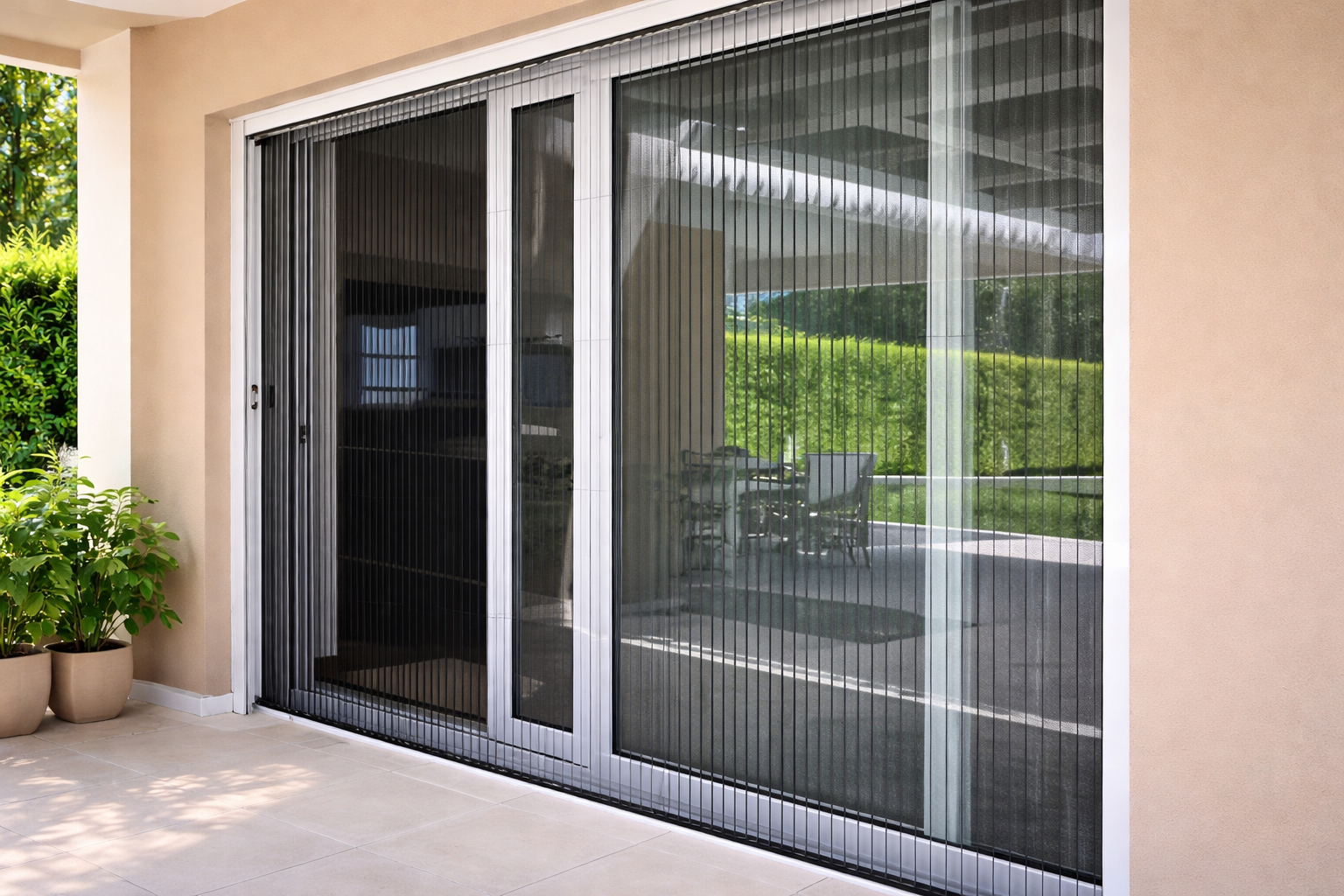 Pleated Mesh Door in Delhi